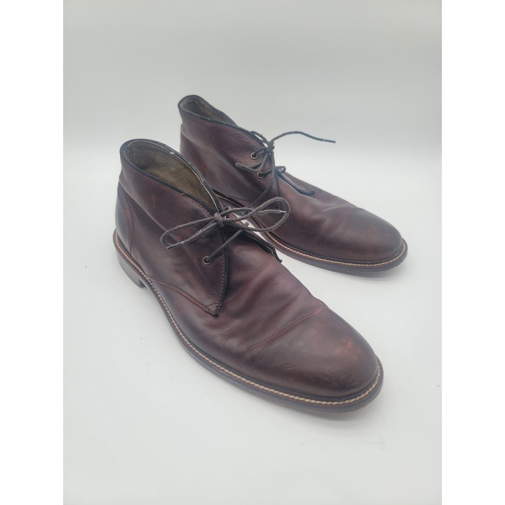 Banana Republic Leather Chukka Boots‎ Mens 10.5 Brown Lace Up Ankle Boots